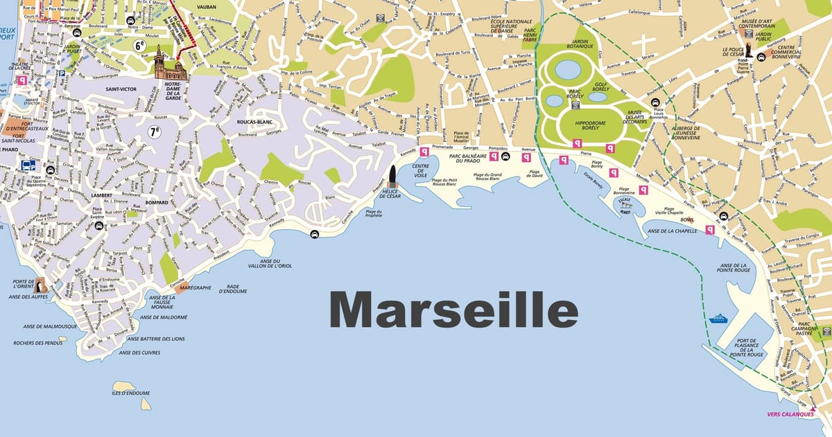 Marseille fukwe ramani