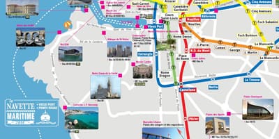 Ramani ya Marseille mahali 